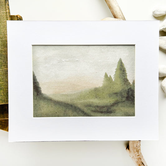 Art Print - Soft Sunset Landscape