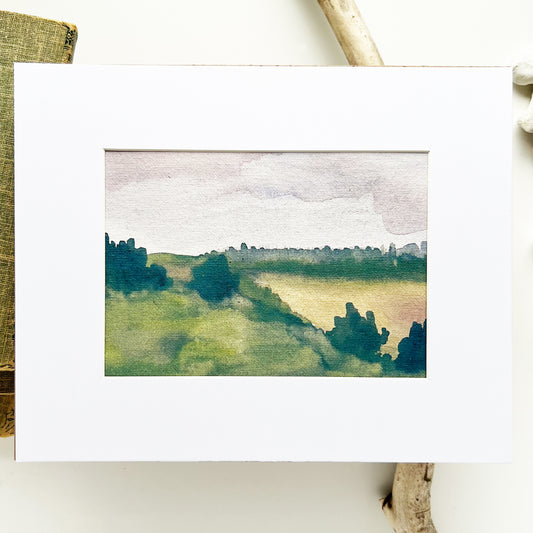 Art Print - Stormy Field