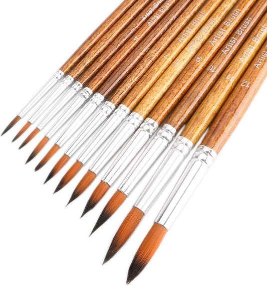 Artist Watercolor Paint Brushes